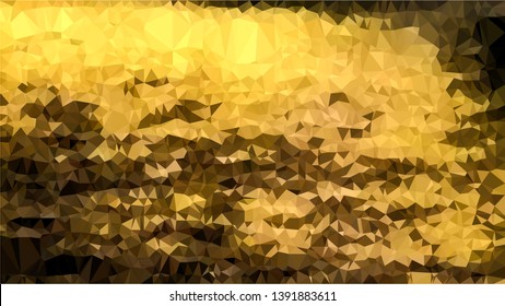 Vector Polygon Background - golden place gradient