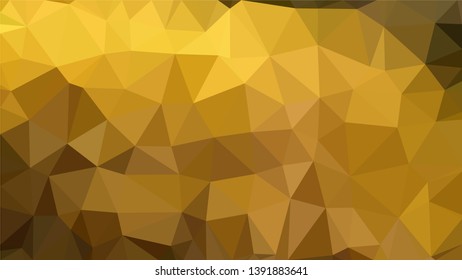 Vector Polygon Background - golden place gradient