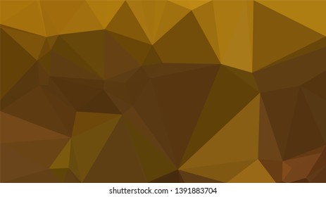 Vector Polygon Background - golden place gradient
