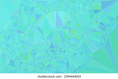 Vector Polygon Background - light blue, clear blue