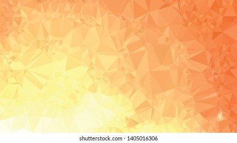 Vector Polygon Background - orange gradient
