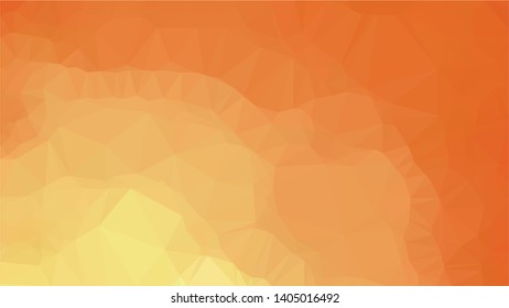 Vector Polygon Background - orange gradient
