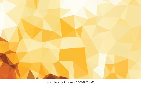 Vector Polygon Background - orange, yellow gradient
