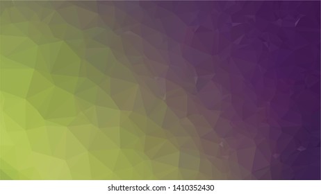 Vector Polygon Background - purple and green gradient
