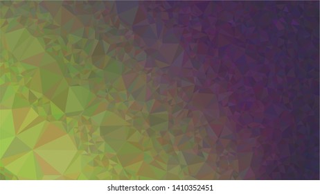 Vector Polygon Background - purple and green gradient
