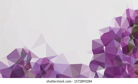 Vector Polygon Background - purple, violet, grey gradient

