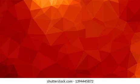 Vector Polygon Background - red color
