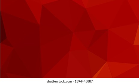 Vector Polygon Background - red color