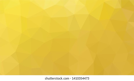Vector Polygon Background -  yellow and gold gradient
