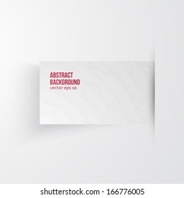 Vector polygon brochure. Abstract background paper card