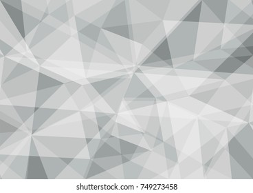 vector polygon gray and white color abstract background