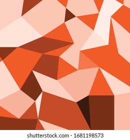 Vector : Polygon images in red tones.