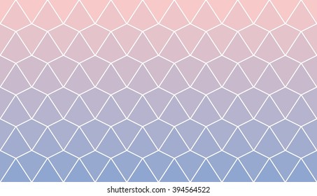 Vector polygon spring background. Abstract geometric background of polygons in gradient 2016 colors. Pastel backdrop. 
