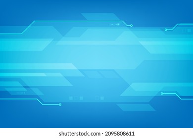 Vektor-Polygon auf Vintage-blauem Bildschirm für technologischen Hintergrund