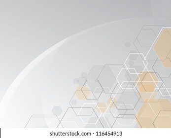 Vector polygonal  abstract background