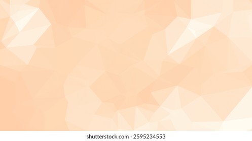 vector polygonal abstract background realistic Polygonal Mosaic  Orange white