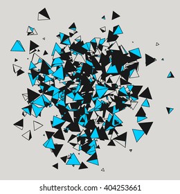 Vector polygonal background. Illustration of abstract texture with triangles. Pattern design for banner, poster, flyer.