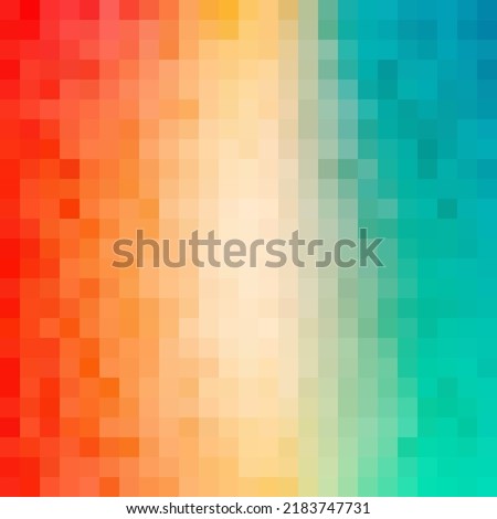vector polygonal background with irregular tessellations pattern - triangular design in full spectrum colors - rainbow