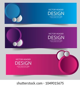 Vector polygonal colorful banner web header design Abstract geometric shape. Can be adapt to Brochure, Annual Report, Magazine, Poster, Corporate Presentation.