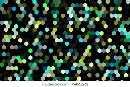 Vector polygonal illustration, which consist of hexagons. Hexagonal design for your business. Creative geometric background in Origami style with gradient