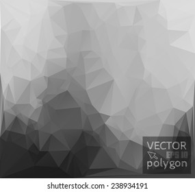 Vector polygonal pattern. Contemporary abstract geometry background. Color banner. Spectrum digital backdrop. Modern and trendy design. Creative crumpled polygon.