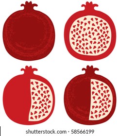 Vector Pomegranate Clip-Art