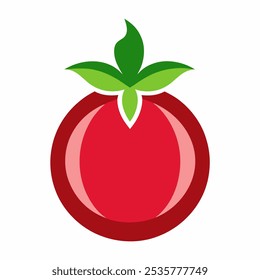 Ilustración del Clipart de la Plantilla del diseño del icono de la fruta de la granada del Vector en el fondo blanco