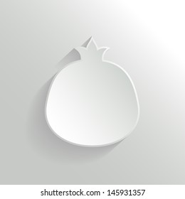Vector Pomegranate Icon