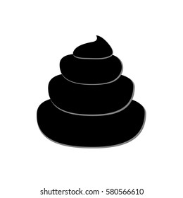 vector of poop,shit icon