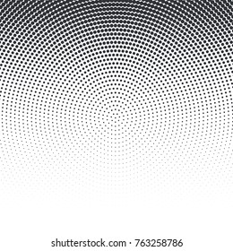Vector pop art dotted halftone template background. Abstract pattern with dots.