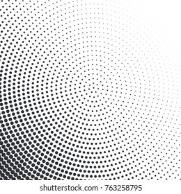 Vector pop art dotted halftone template background. Abstract pattern with dots.
