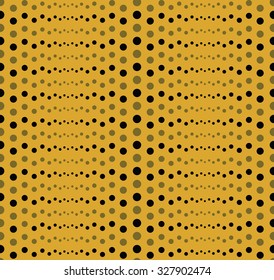 Vector pop art seamless background with halftone effect, color abctract illustration, halftone dots seamless pattern