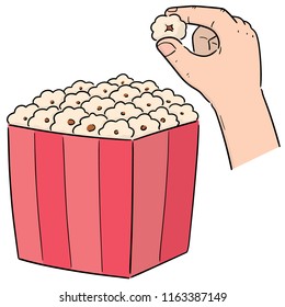 vector of popcorn