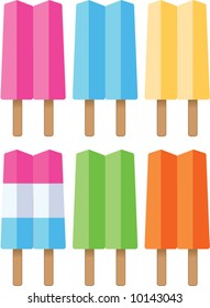 vector popsicle collection