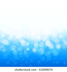 vector popular bokeh blue festive lights and stars