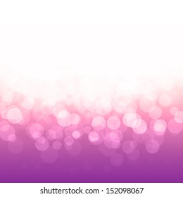 vector popular bokeh pink purple festival lights and star christmas