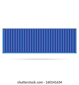vector popular cargo blue container shipping freight isolated texture pattern background