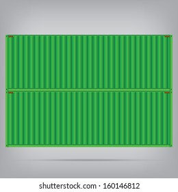 vector popular cargo green container shipping freight isolated texture pattern background