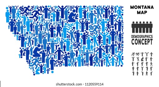 Vector Population Montana State Map Demography Stock Vector (Royalty Free) 1120559114  Shutterstock