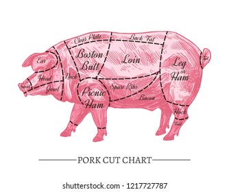 Pig Cut Chart