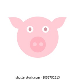 Vector Pork, Farm Illustration Isolated