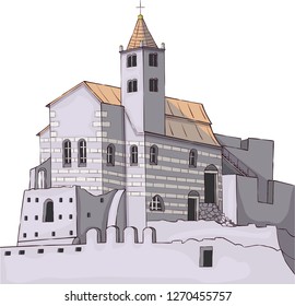Vector. Portovenere. Cinque Terre.