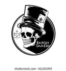 Vector Portrait Of Baron Samedi