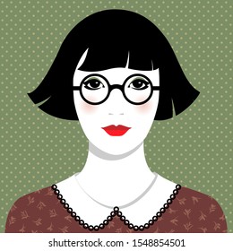 Women Short Hair Stock Illustrations Images Vectors Shutterstock