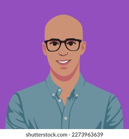 retrato vectorial lindo avatar perfecto para tu proyecto