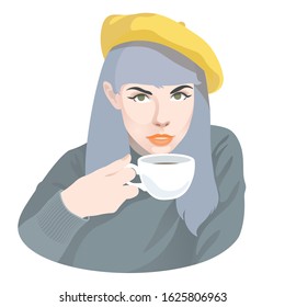 
Vector portrait of people, avatar