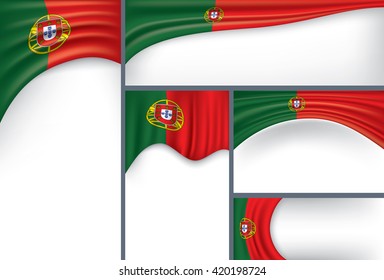 Vector Portugal Flag, Portuguese Colors (Vector Art)