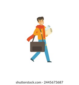 vector pose element world art day element illustration