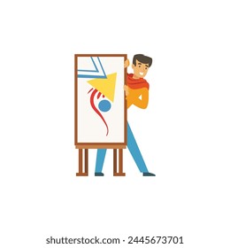 vector pose element world art day element illustration