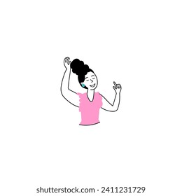 vector pose of people on holiday at the beach beach